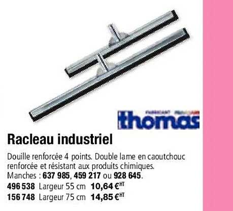 racleau industriel thomas