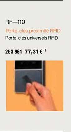 rf-110 porte-clés proximité rfid