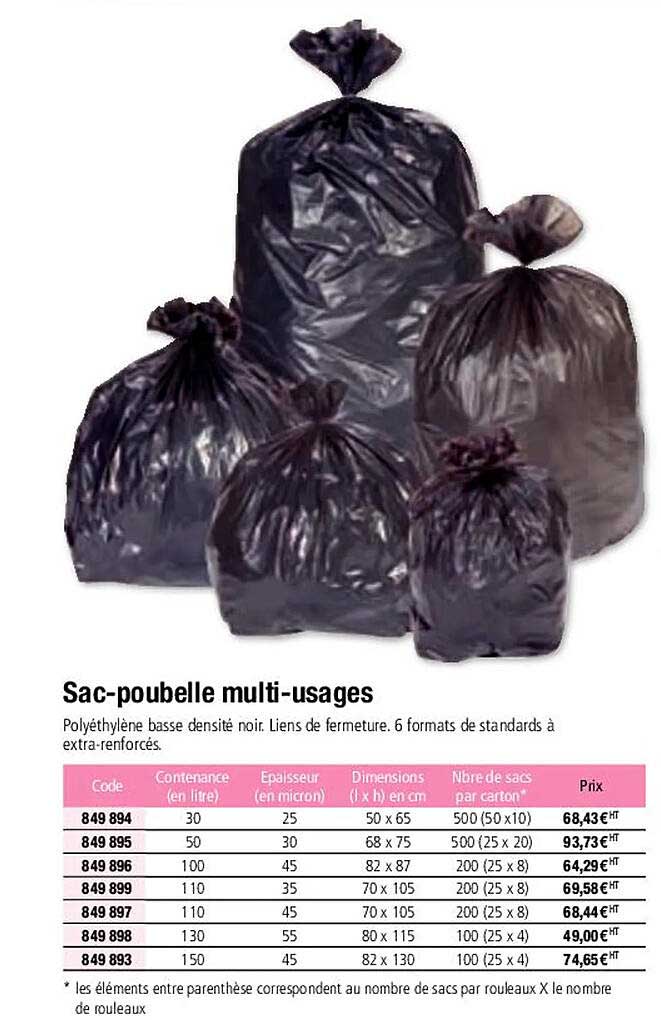 sac- poubelle multi-usages