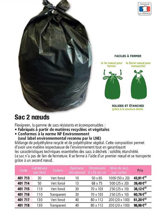 sac 2 noéuds