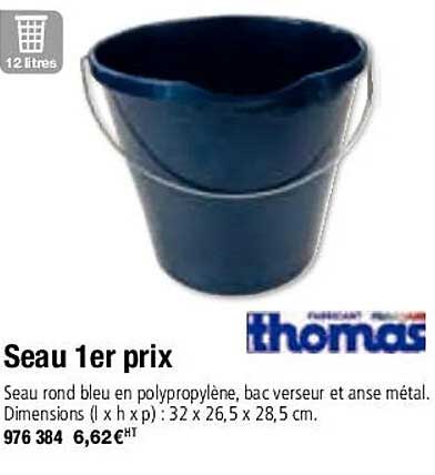 seau 1er prix thoams