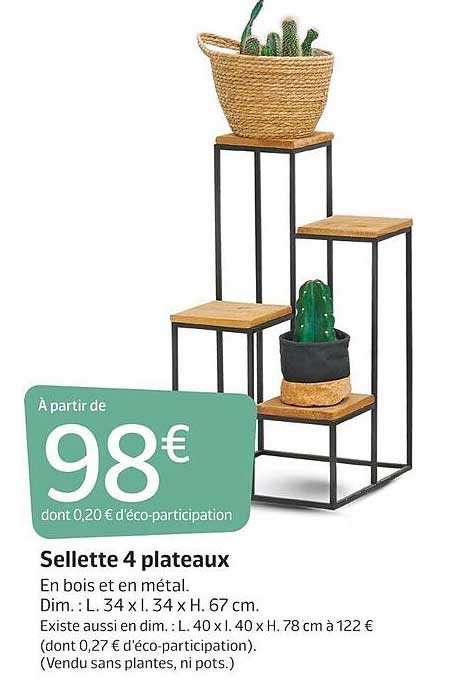 sellette 4 plateaux