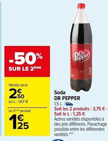 Soda Dr Pepper