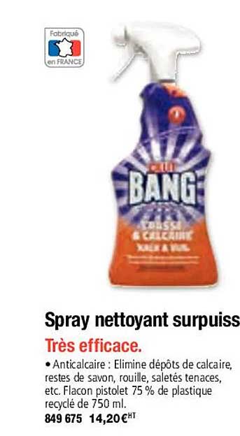 Spray Nettoyant Surpuissant Cillit Bang