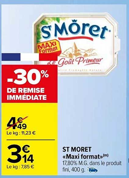 st moret "maxi format"