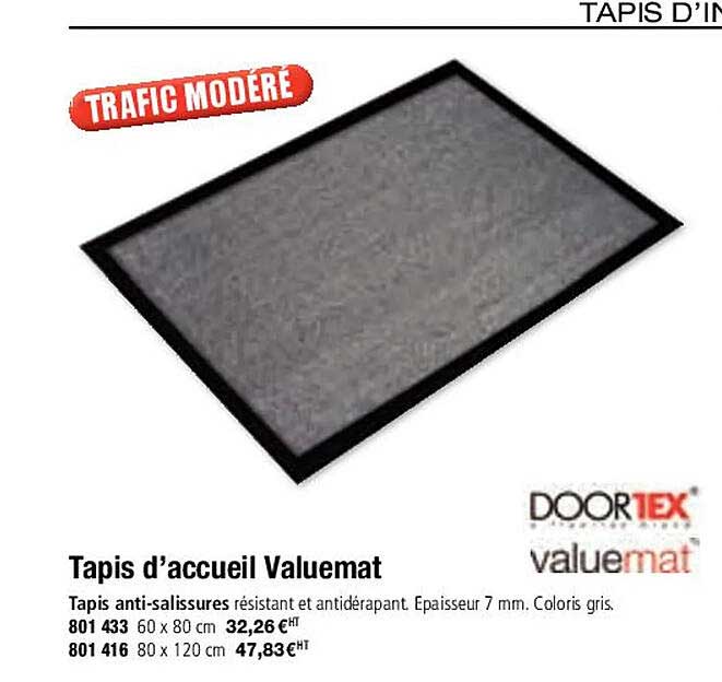 tapis d'accueil valuemat doortex