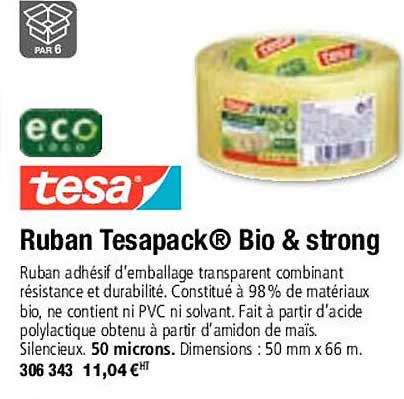 tesa ruban tesapack bio & strong
