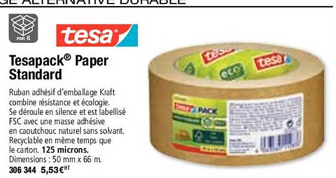 tesa tesapack paper standard
