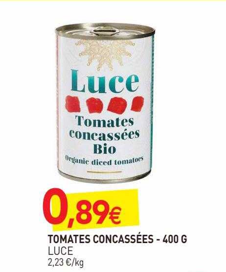 tomates concassées luce - 400 g