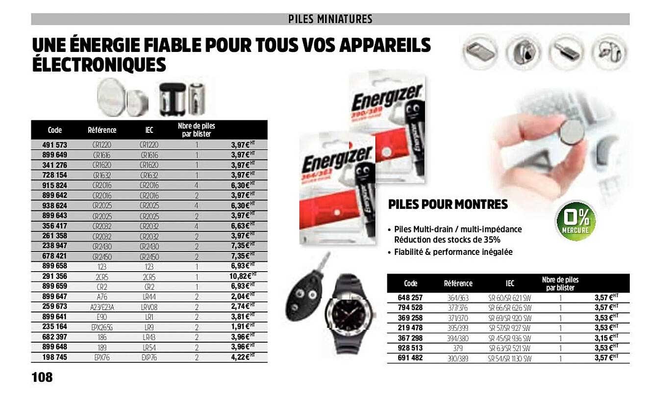 une énergie fiable pour tous vos appareils électroniques energizer