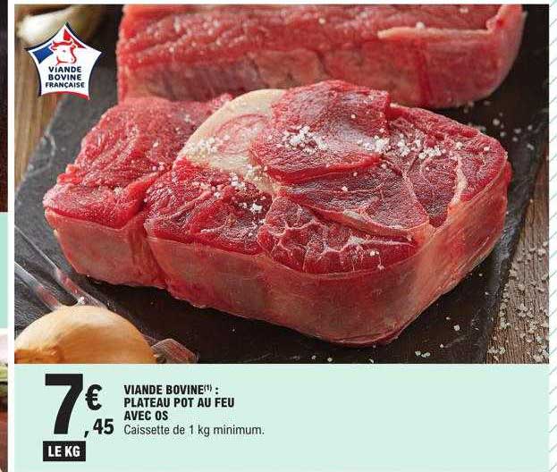 Viande Bovine : Plateau Pot Au Feu Avec Os