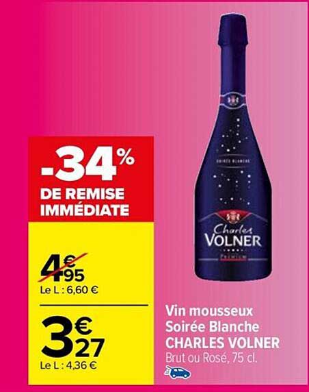 vin mousseux soirée blanche charles volner