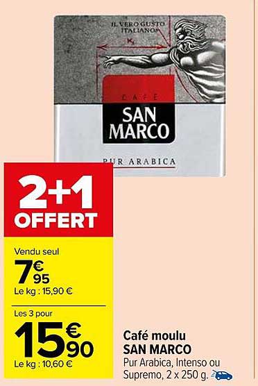 café moulu san marco