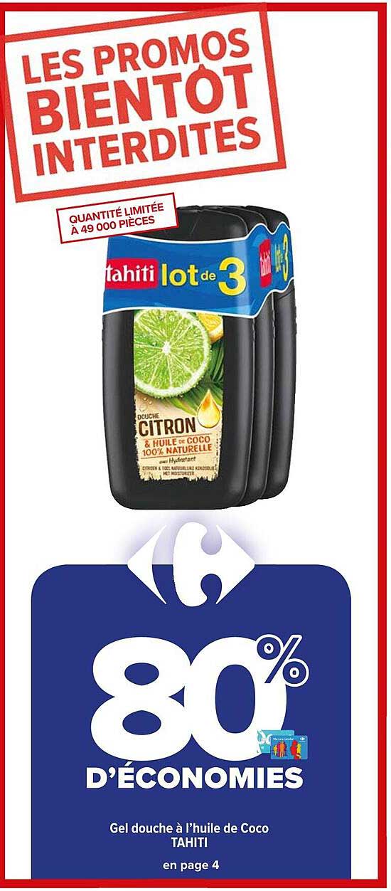 Gel Douche à L'huile De Coco Tahiti