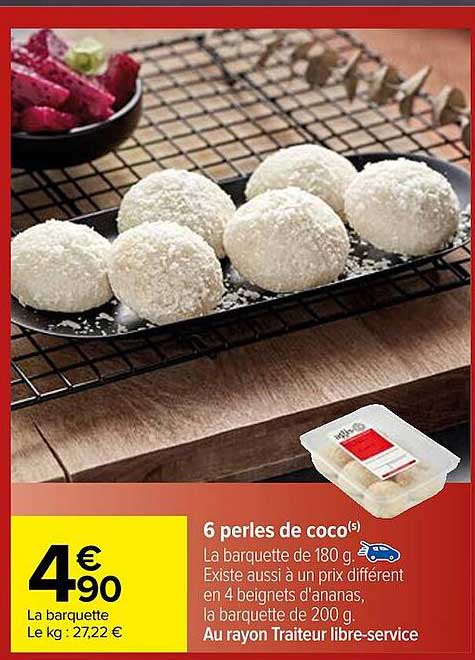 6 Perles De Coco