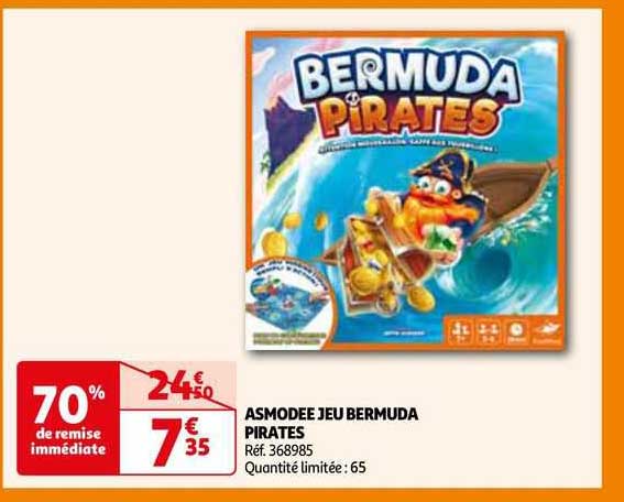 asmodee jeu bermuda pirates