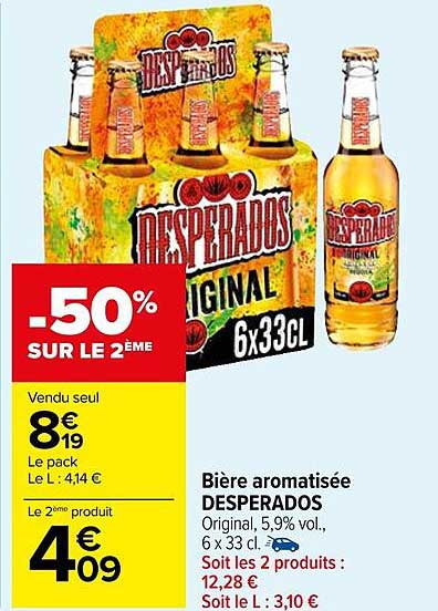 Bière Aromatisée Desperados