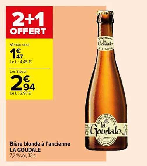 Bière Blonde à L'ancienne La Goudale