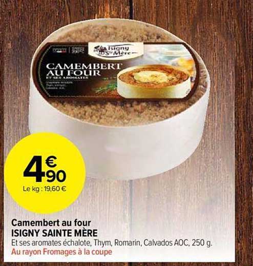 camembert au four isigny sainte mère