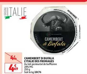 camembert di bufala l'italie des fromages