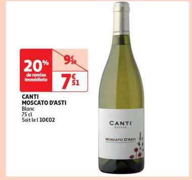 canti moscato d'asti