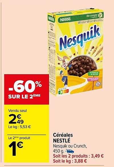 Céréales Nestlé