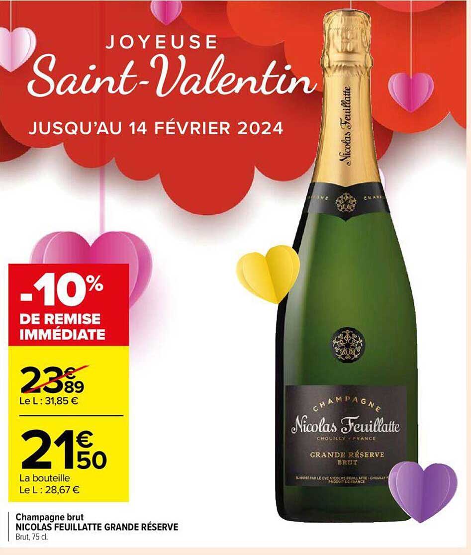 champagne brut nicolas feuillatte grande réserve