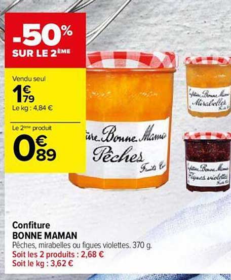 confiture bonne maman