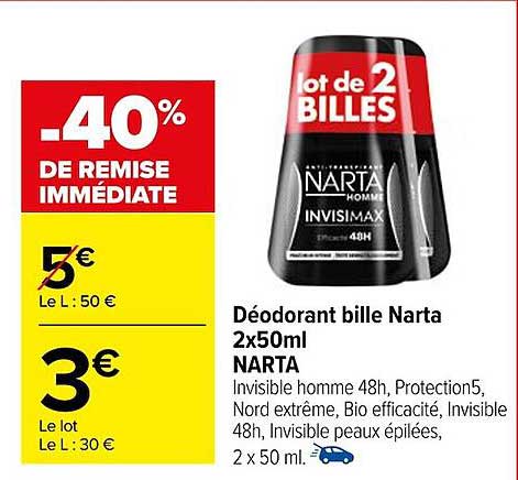 Déodorant Bille Nata Narta