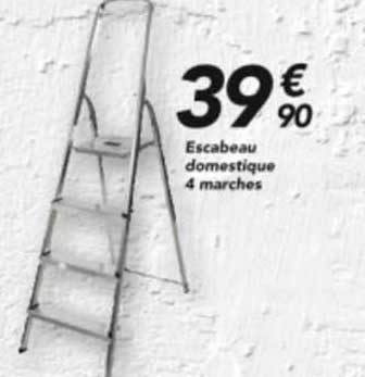 escabeau domestique 4 marches