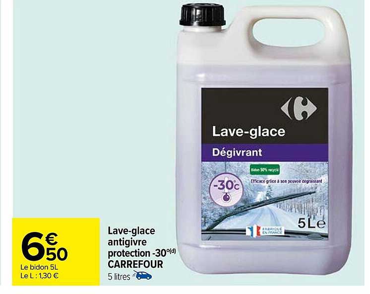 lave-glace antigibre protection-30 carrefour