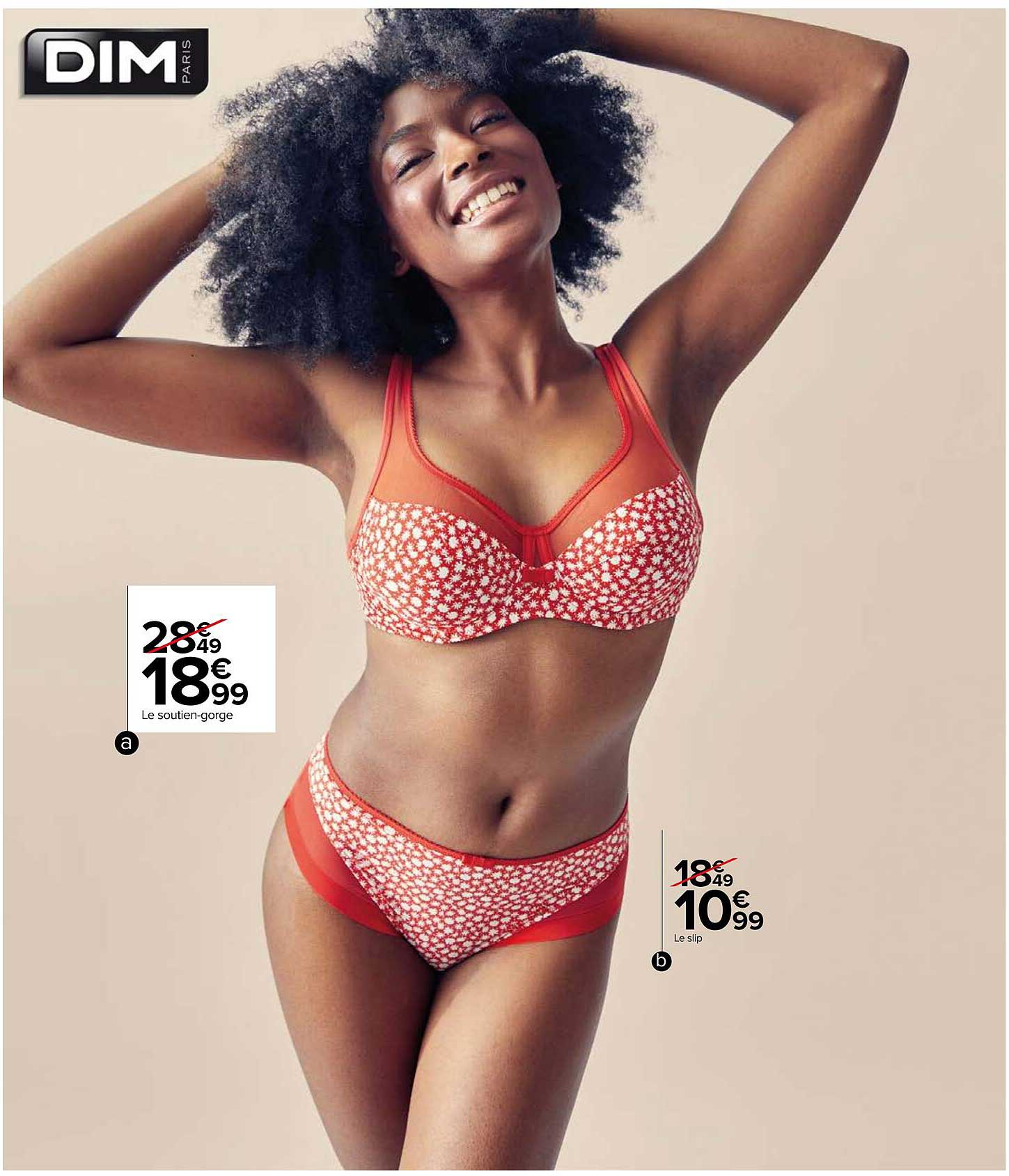 le soutien-gorge ou le slip dim