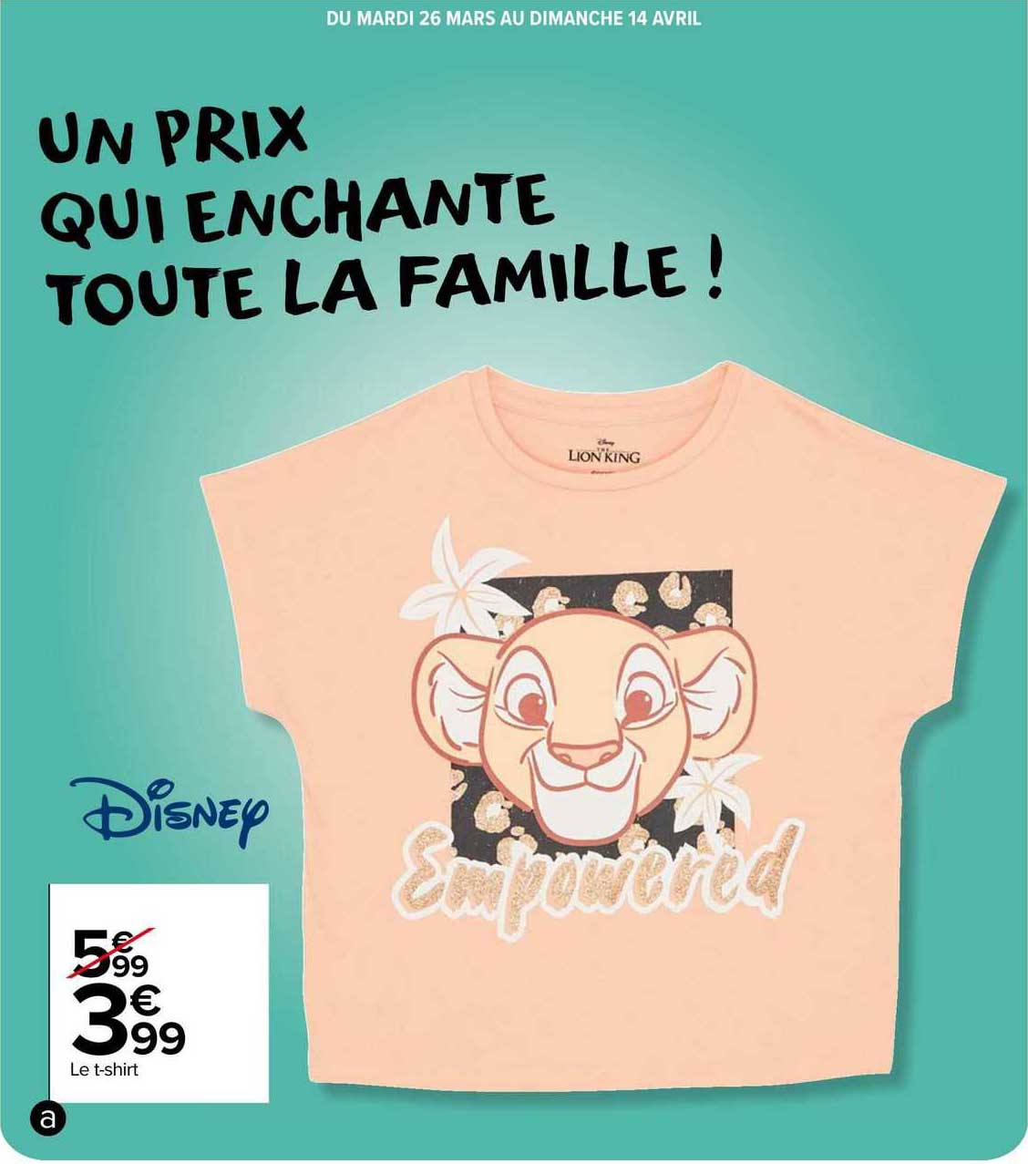 le t-shirt disney