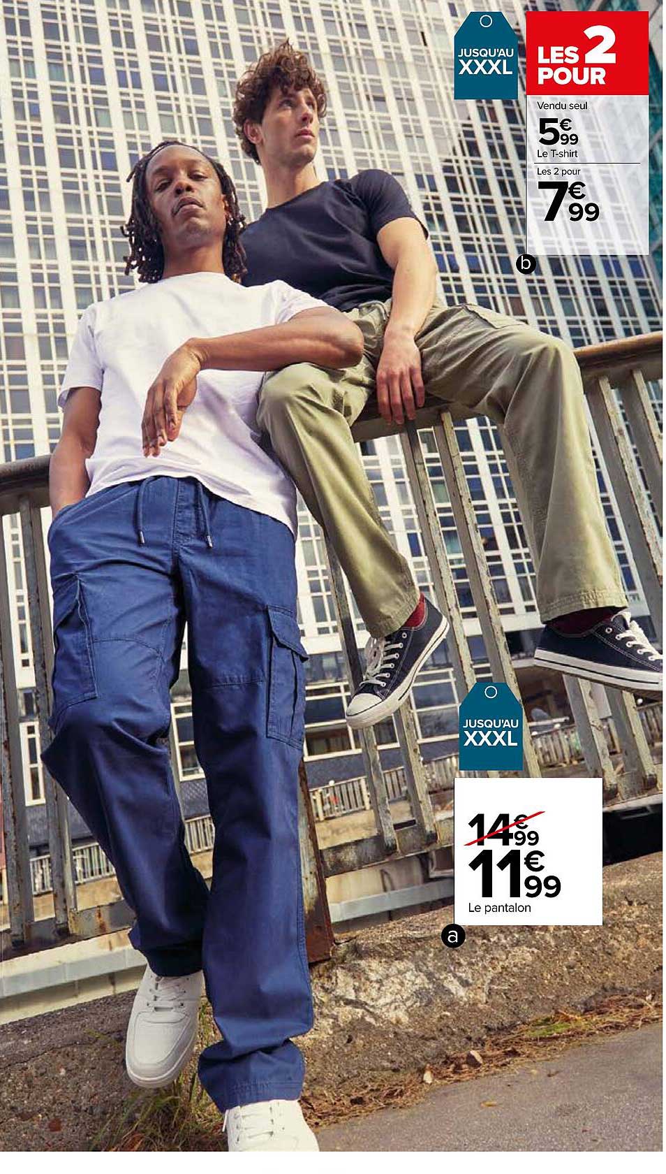 le t-shirt ou le pantalon