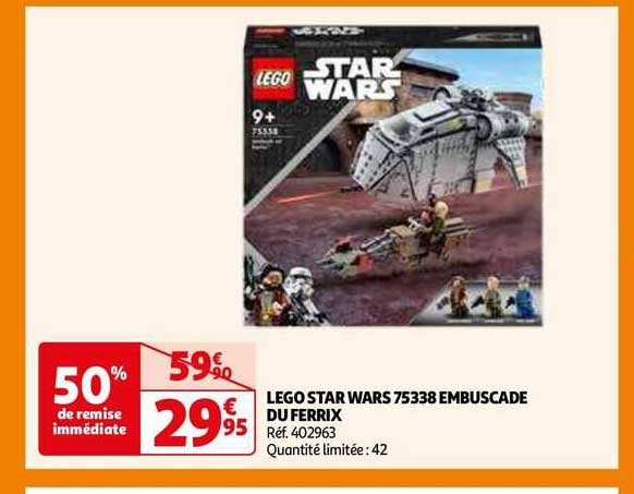 lego star wars 75338 embuscade du ferrix