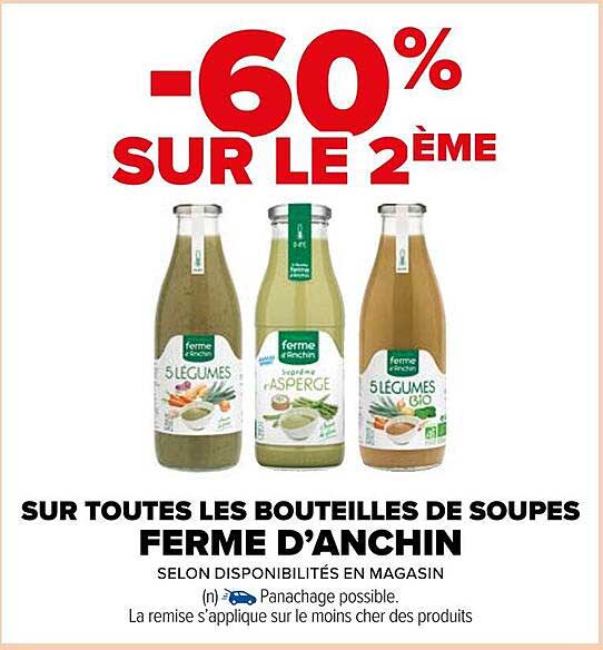 les bouteilles de soupes ferme d'anchin