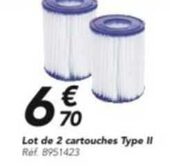 lot de 2 cartouches type ll