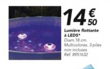 lumière flottante à leds