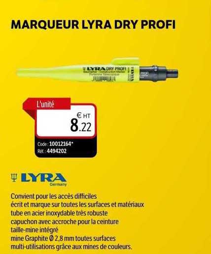 marqueur lyra dry profi