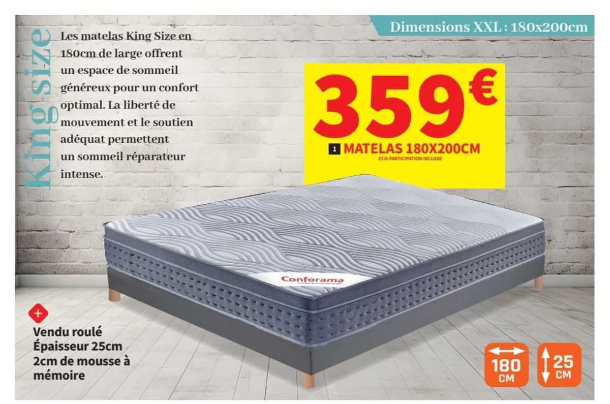 Matelas 180x200cm