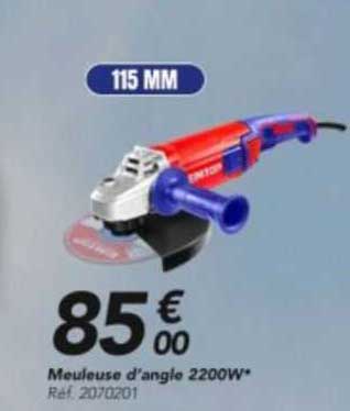 meuleuse d'angle 2200w