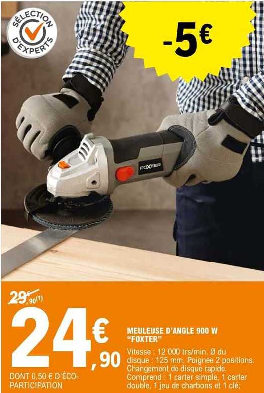 Meuleuse D'angle 900w "foxter"
