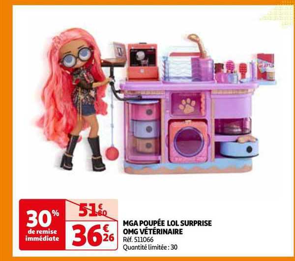 mga poupée lol surprise omg vétérinaire