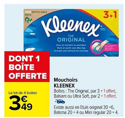 Mouchoirs Kleenex