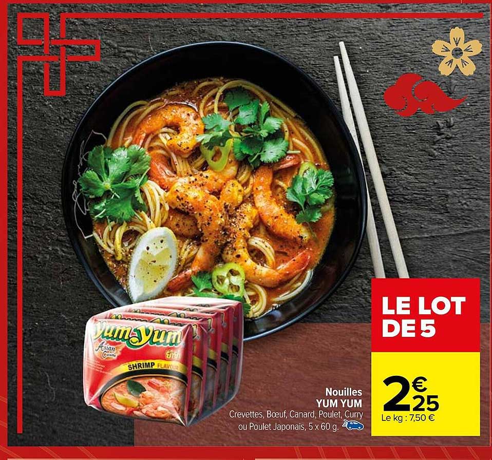 nouilles yum yum