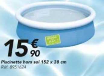 piscinette hors sol 152 x 38 cm