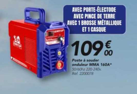 poste à souder onduleur mmma 160a