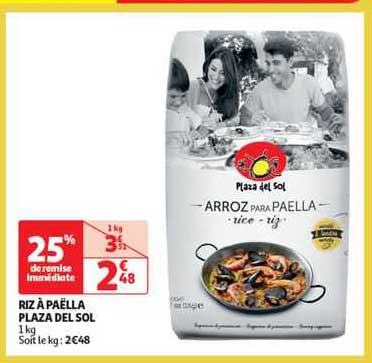 Riz à Paëlla Plaza Del Sol