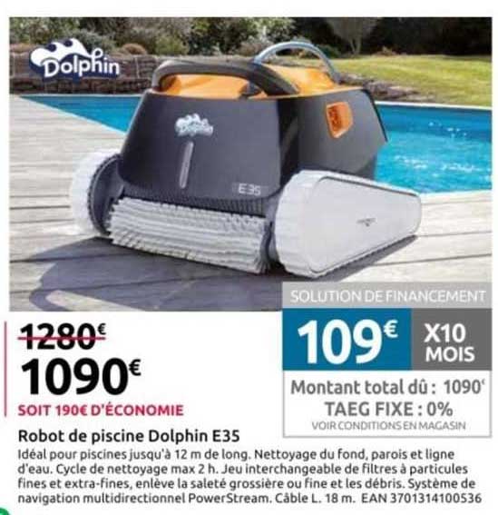 robot de piscine dolphin e35
