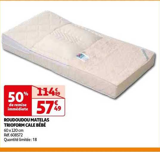 roudoudou matelas trioform cale bébé